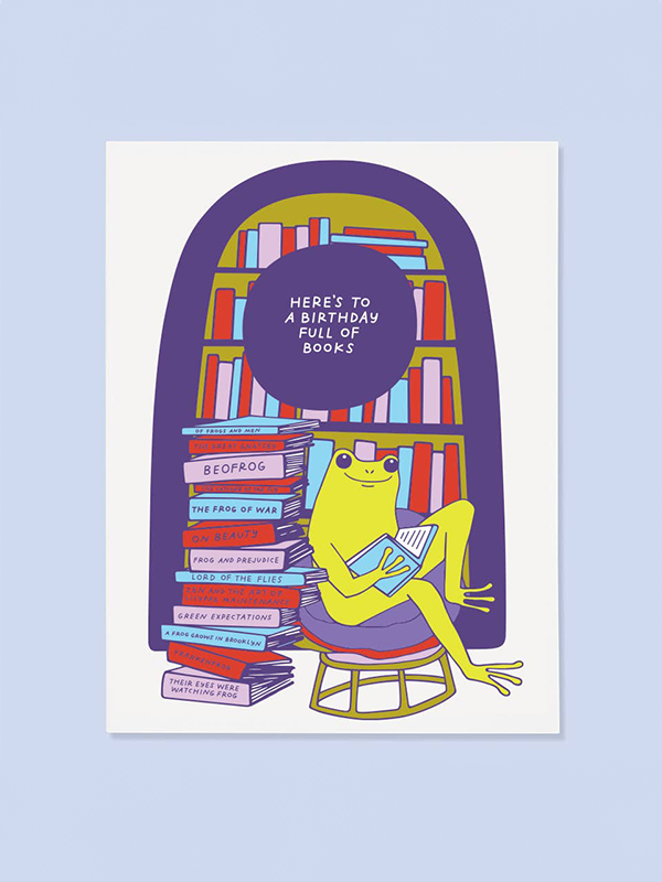 Book Birthday Card