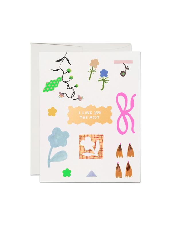Petals and Blooms Love Card