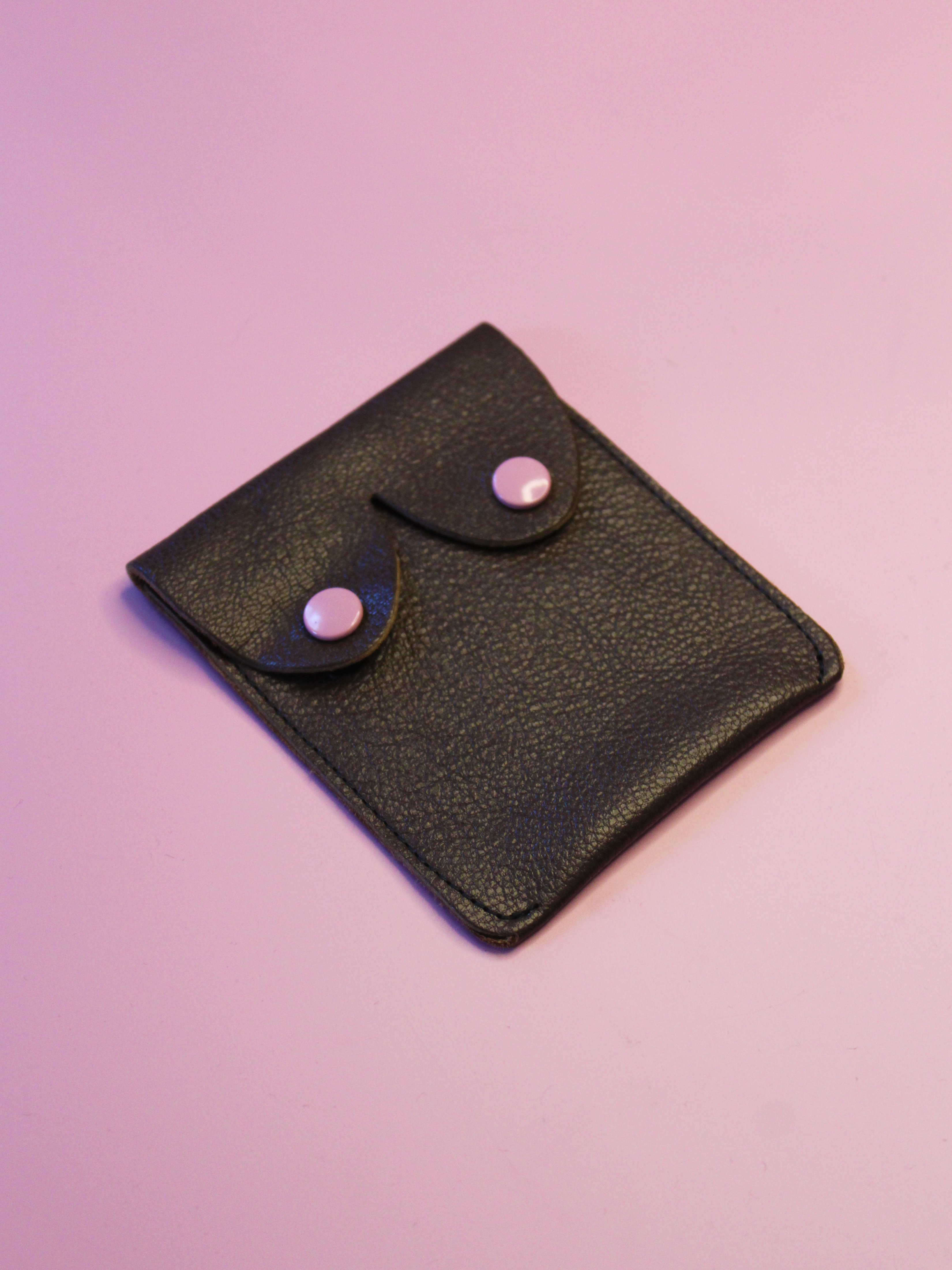 Leather Boobies Pouch: Dark Brown