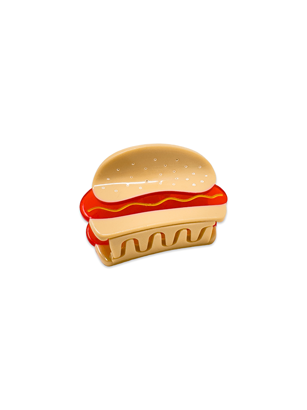 Mini Hot Dog Hair Claw
