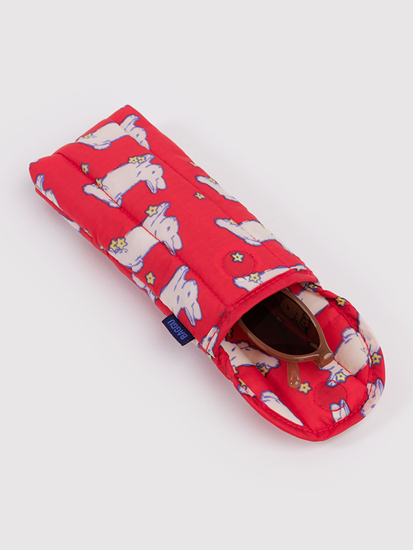 Puffy Glasses Sleeve: Bunnies