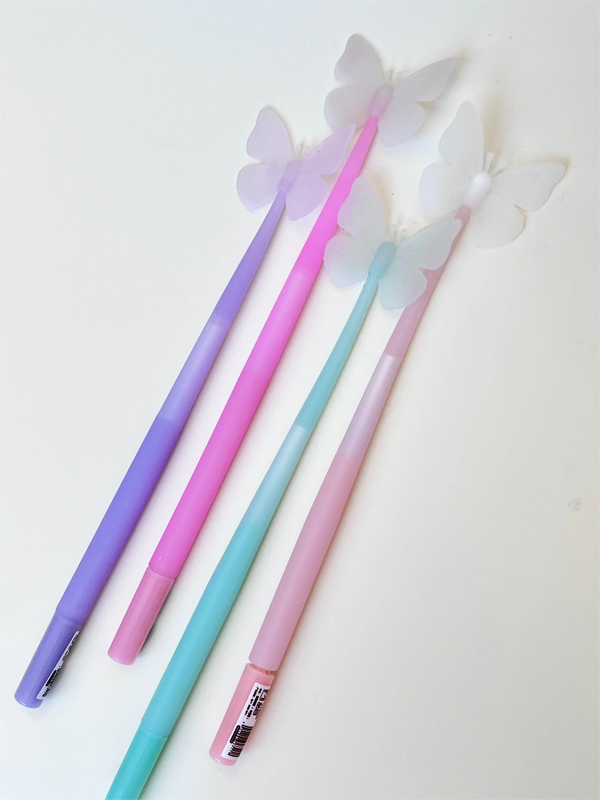 Butterfly Wiggle Gel Pen: Assorted