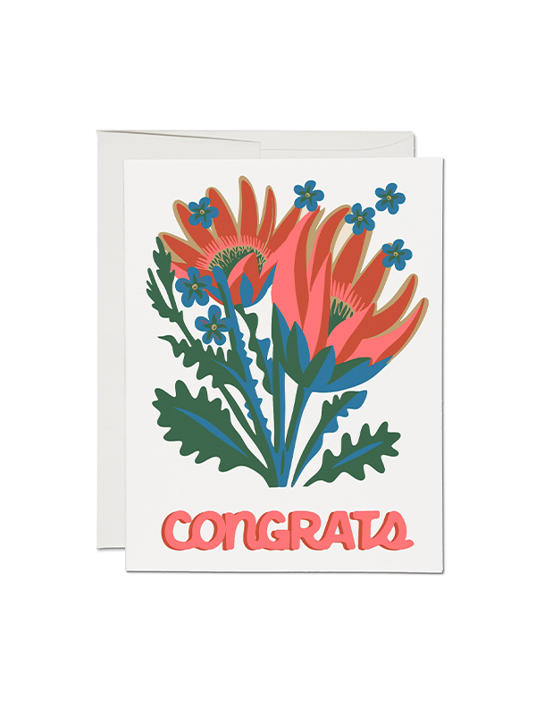 Utah Flower Congrats Card