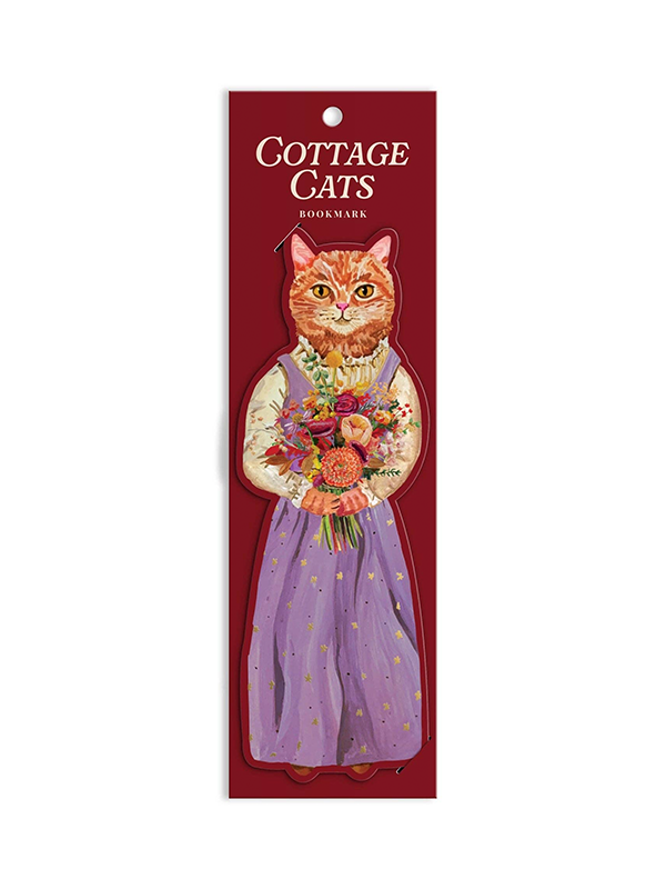 Cottage Cats Paper Bookmark