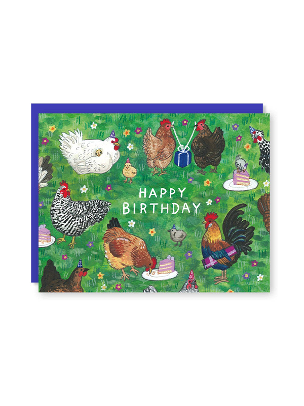 Chicken Birthday Card