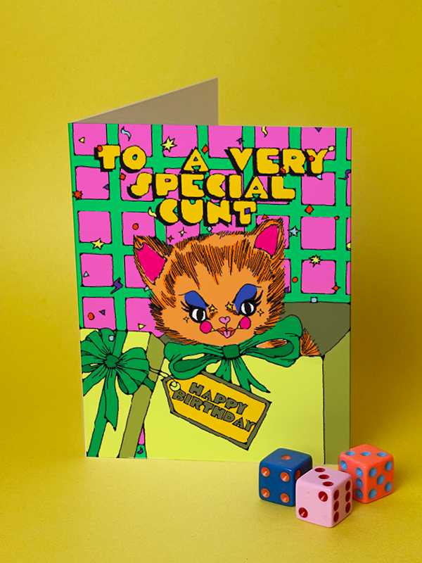 Birthday C*nt Card