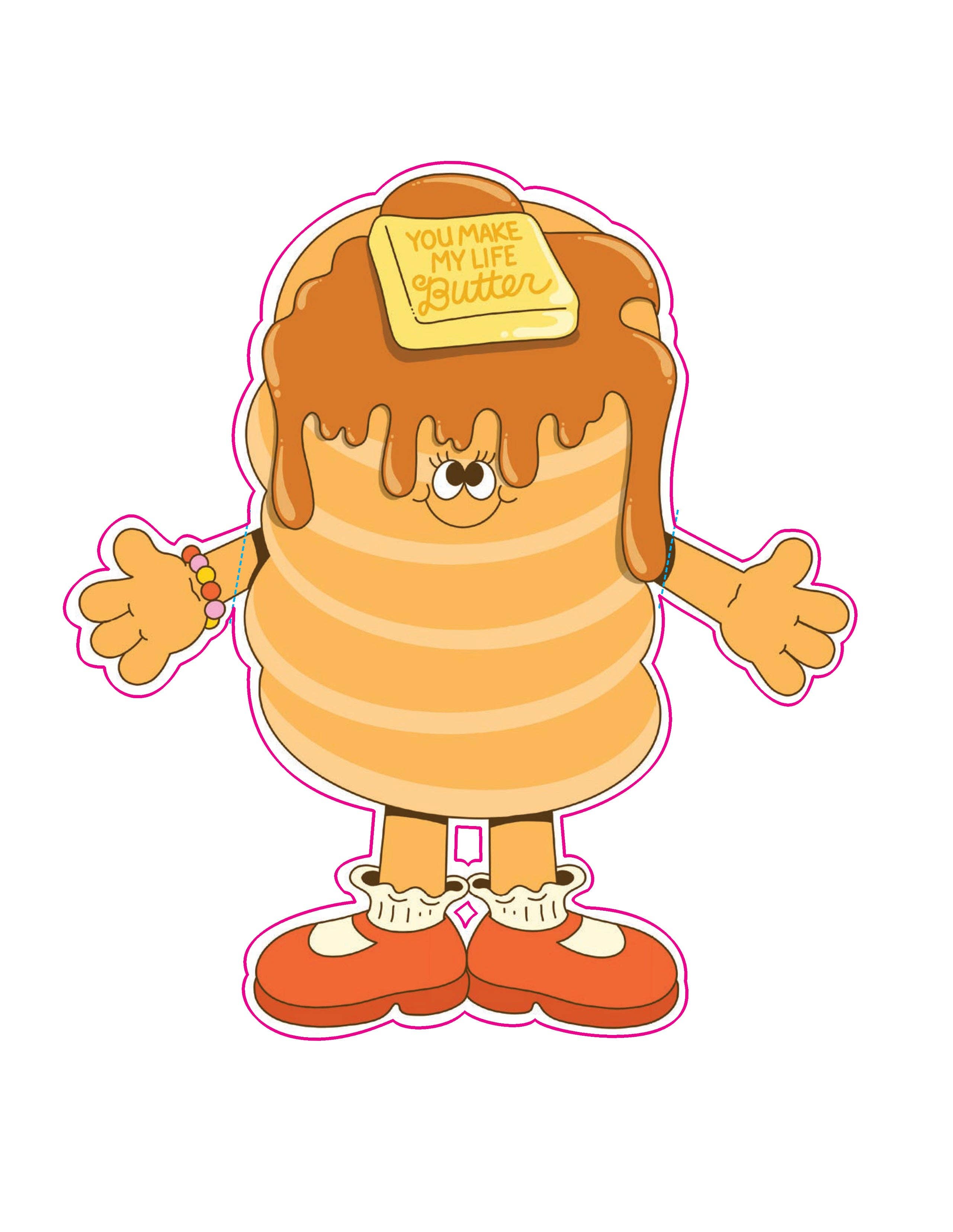 Comfort Food Hugs Notecards