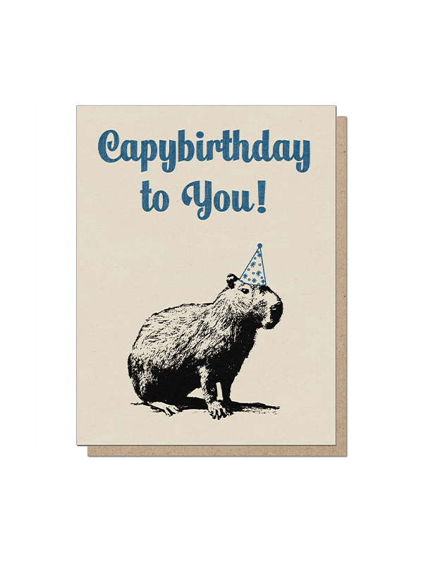 Capybirthday to You Card