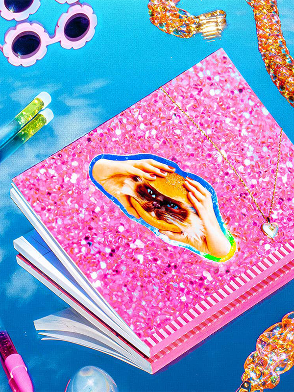 Holographic Catburger Sticker