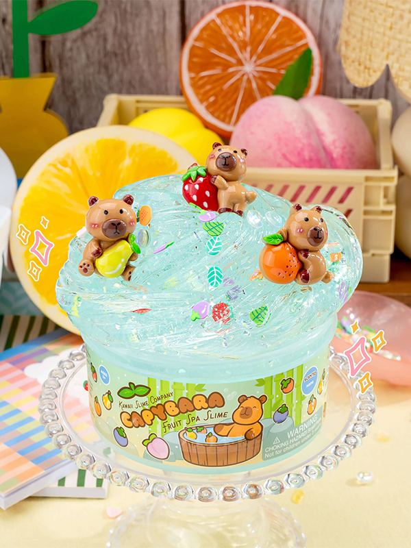 Capybara Fruit Spa Slime