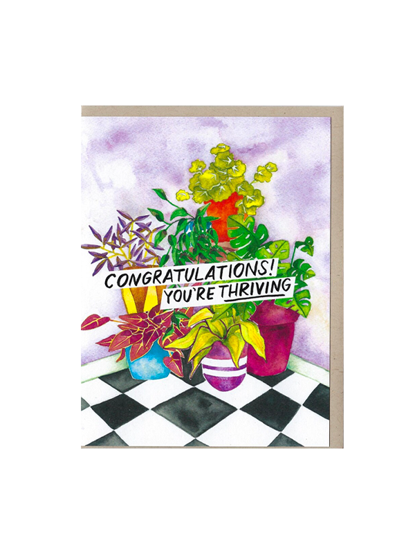Congratulations You're Thriving Card