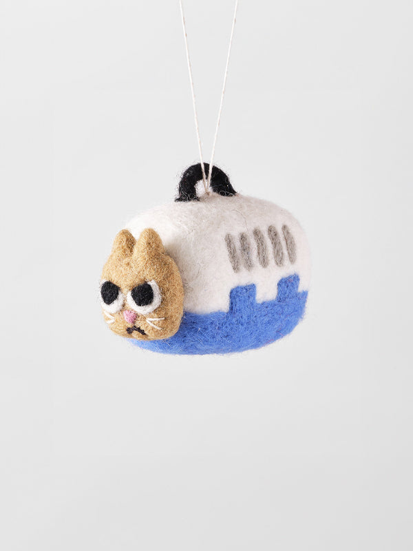 Hanging Felt Ornament: Coco