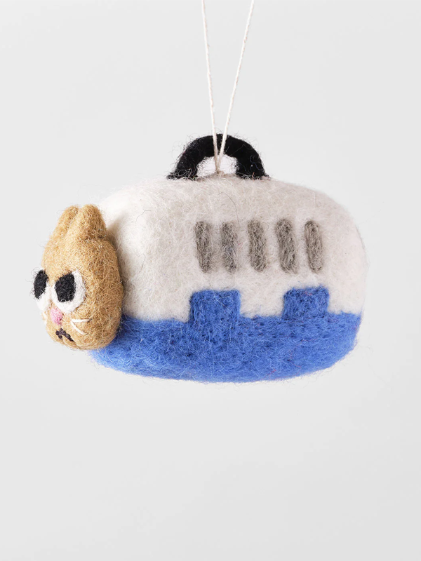 Hanging Felt Ornament: Coco