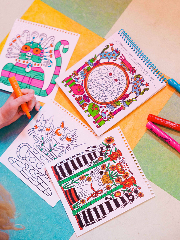 Gentle Thrills Coloring Book