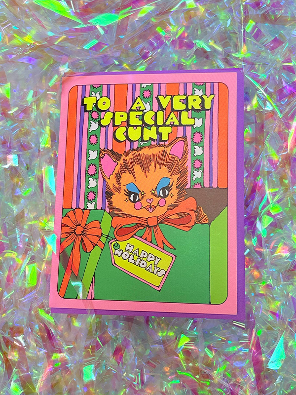 Very Special C*nt Holiday Card
