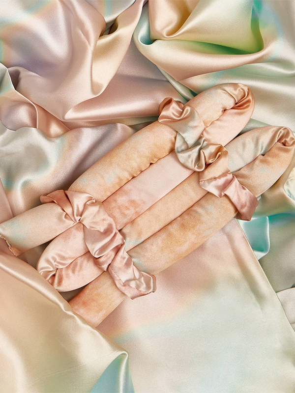 Satin Heatless Curling Set: Sunset Tie Dye
