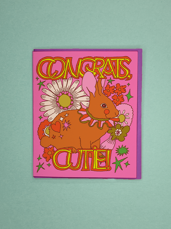 Congrats Cutie Card