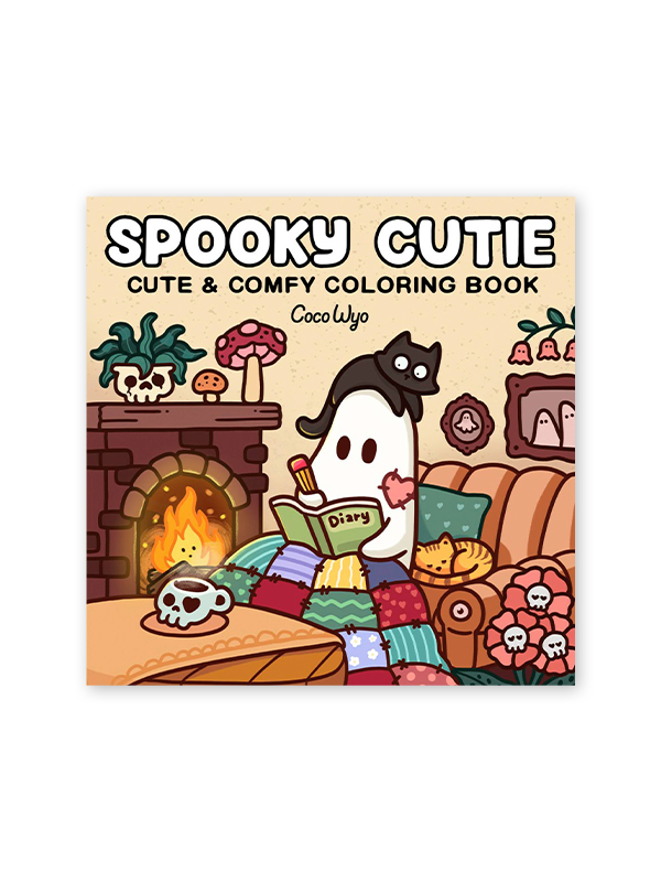 Spooky Cutie Coloring Book