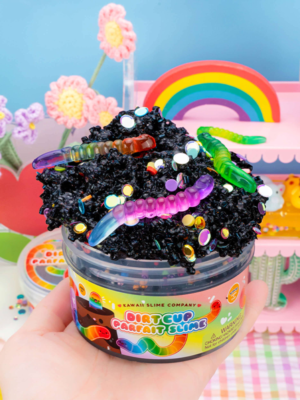 Dirt Cup Parfait Crunchy Slime