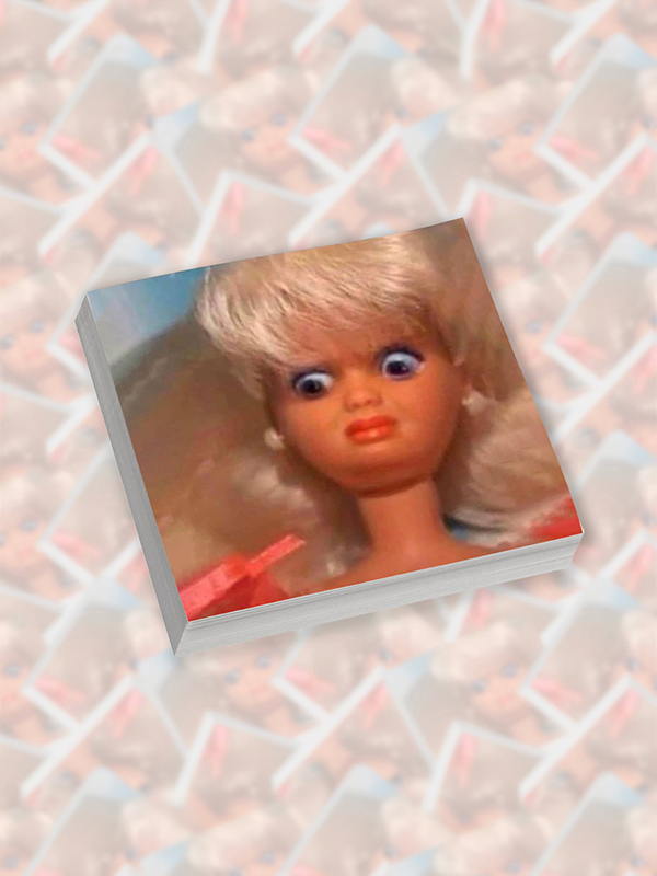 Gasping Doll Meme Sticky Notes