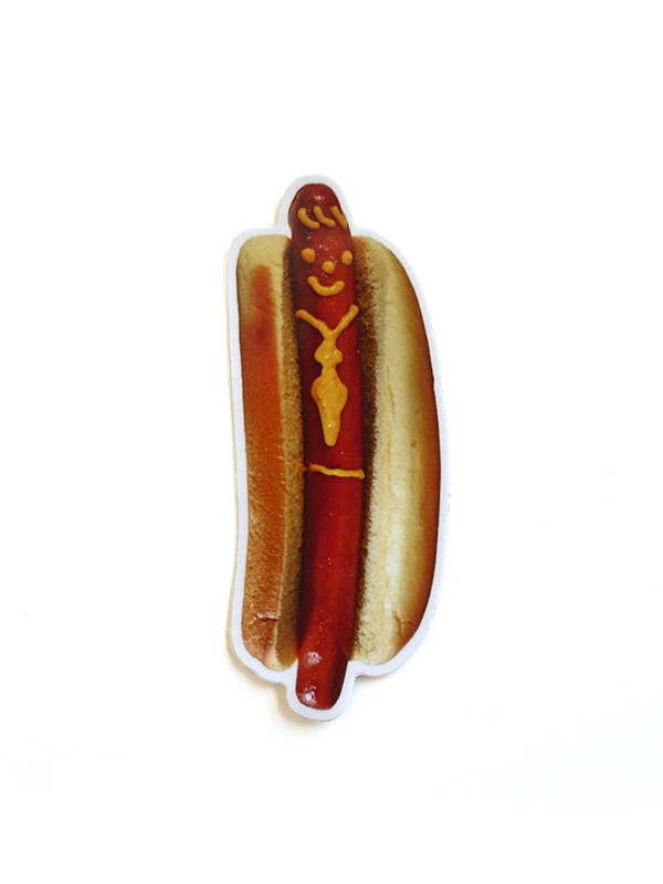 Business Hotdog Sticker