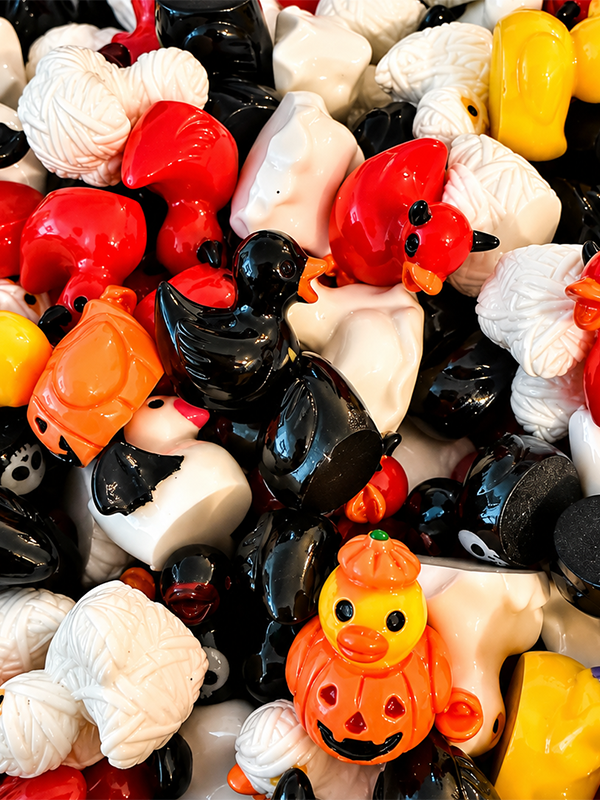 Mini Halloween Duck Figurine: Assorted
