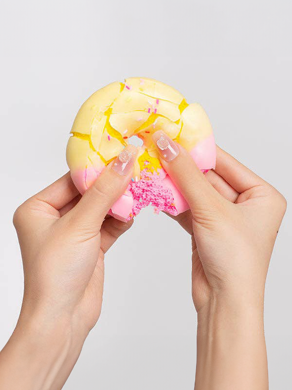 Wax Squishies Donut Wax Crackle Fidget Toy