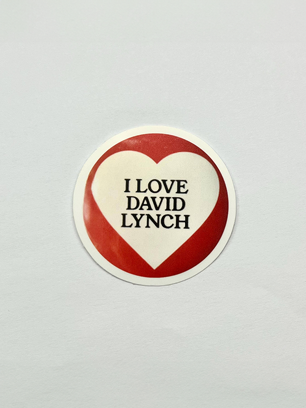 I Love David Lynch Sticker