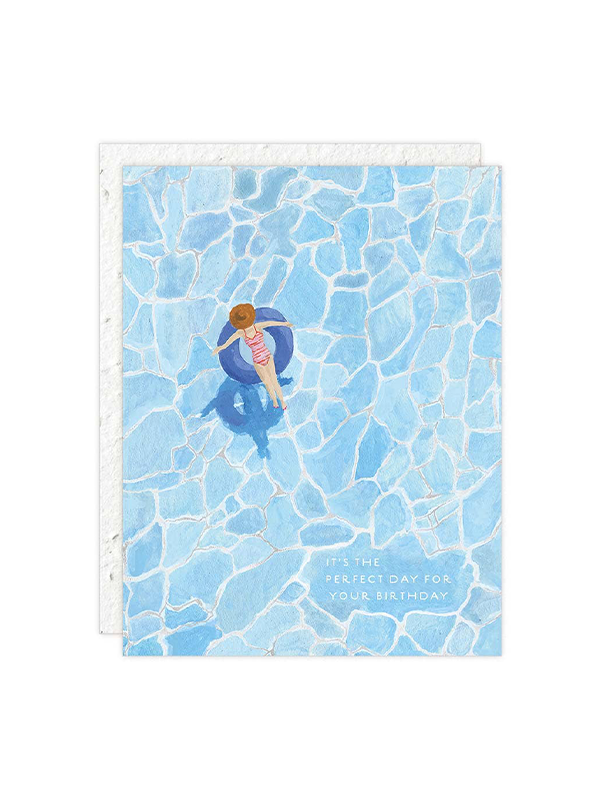 Pool Day Birthday Card