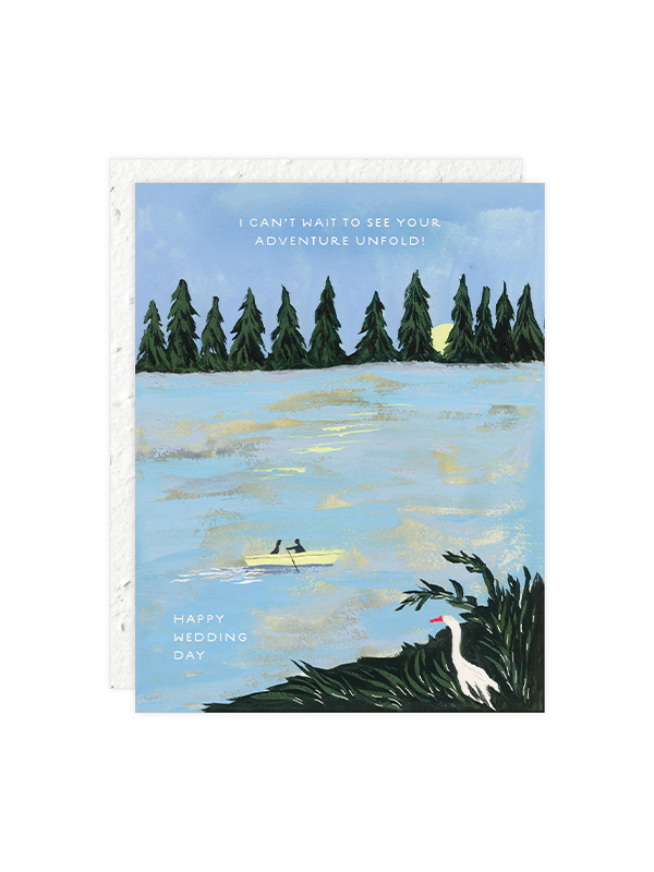 The Adventure of Us Wedding Card