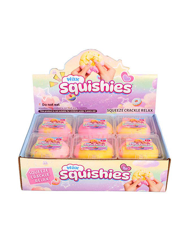 Wax Squishies Donut Wax Crackle Fidget Toy
