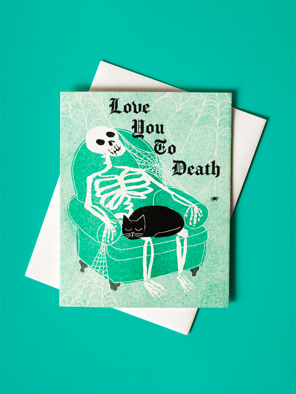 Love You To Death Card