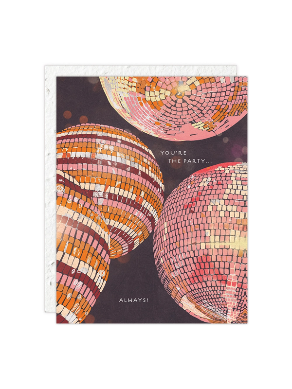 Disco Birthday Card