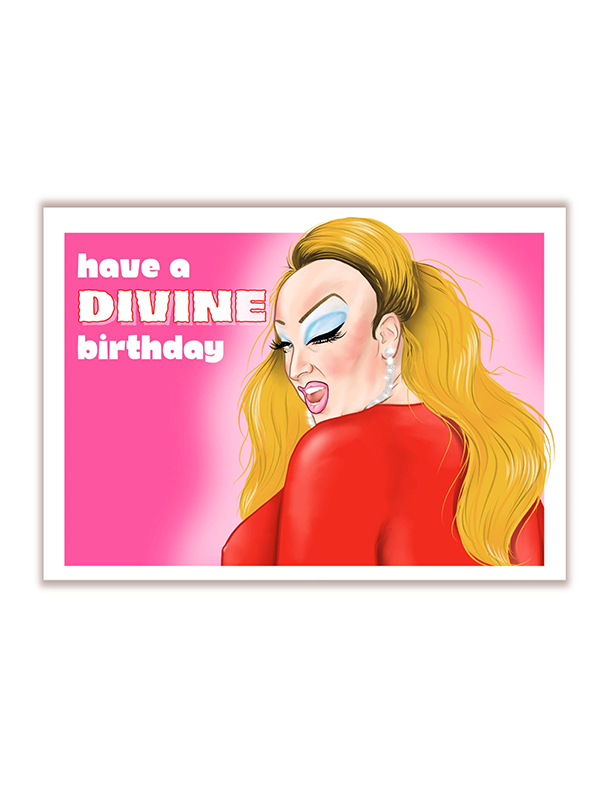 Divine Birthday Card