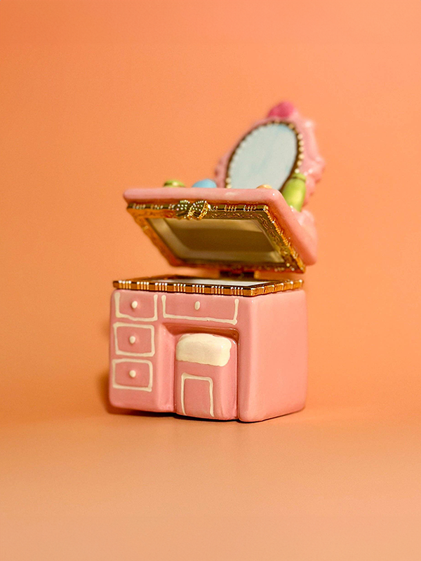 mini dresser trinket box Amelie Mini Dresser Trinket Box in Pink at Urban Outfitters