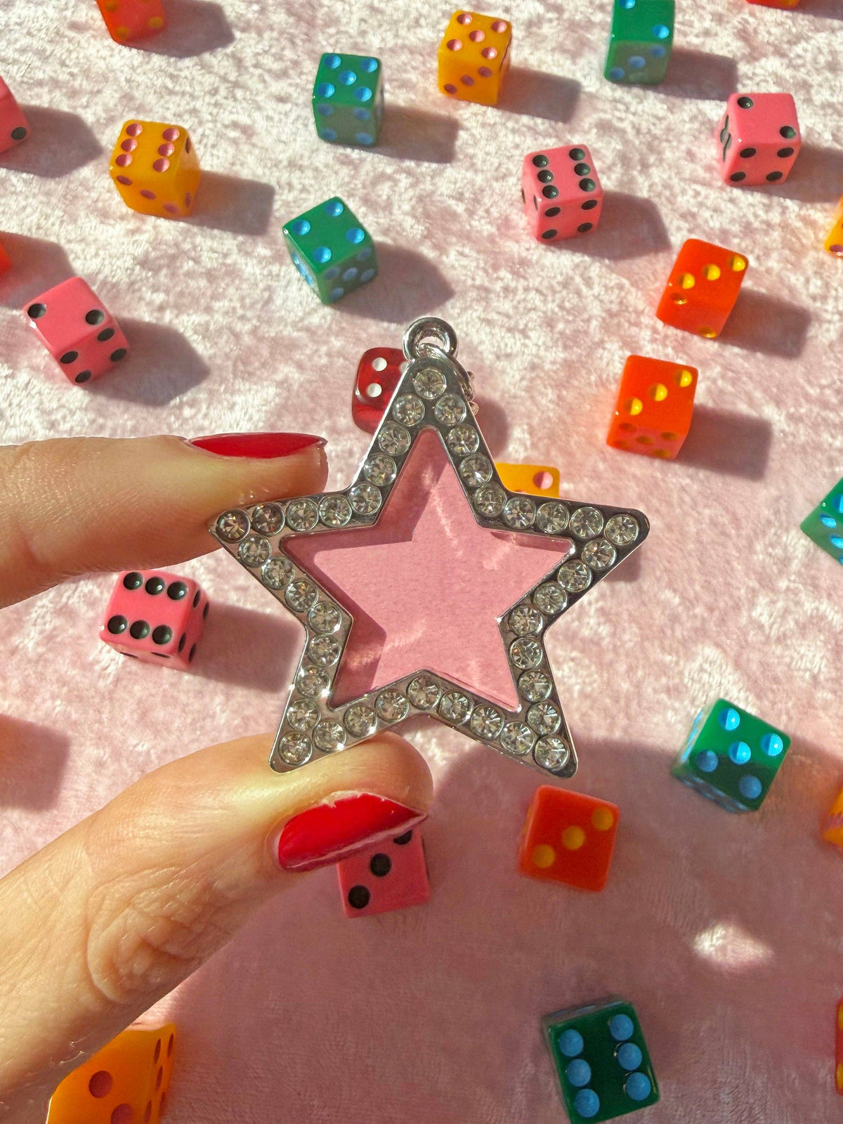 Star Photo Keychain
