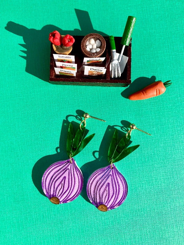 Onion Earrings