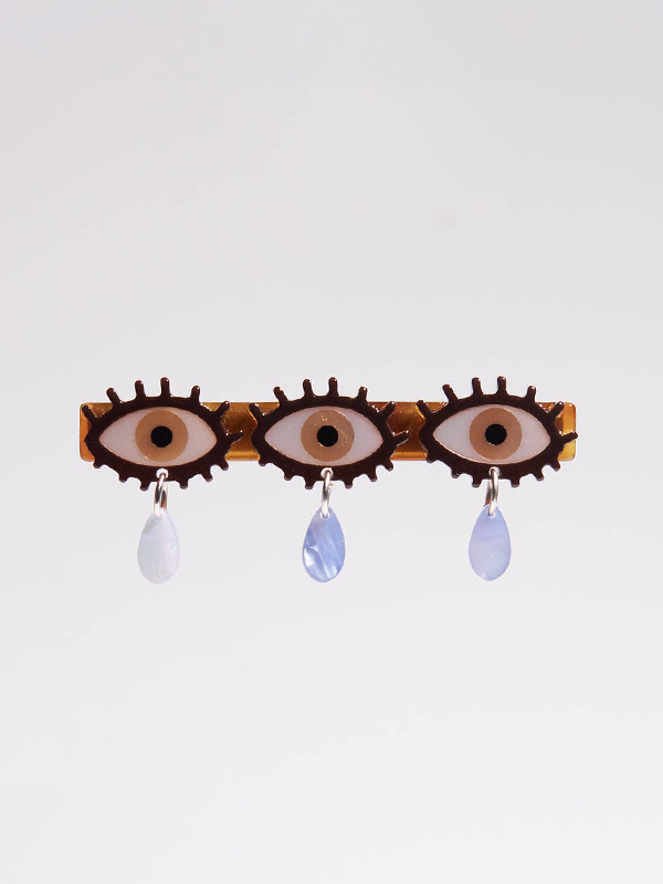 Tears Clip: Brown