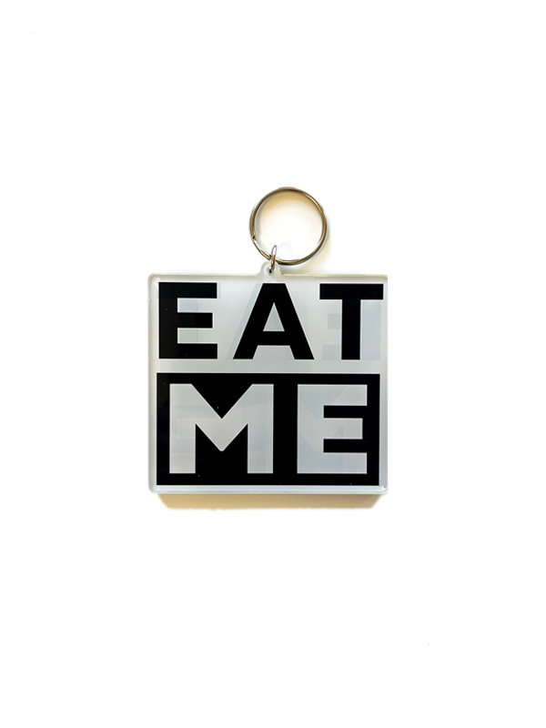 Acrylic Keychain: Eat Me Chappell Roan (FINAL SALE)
