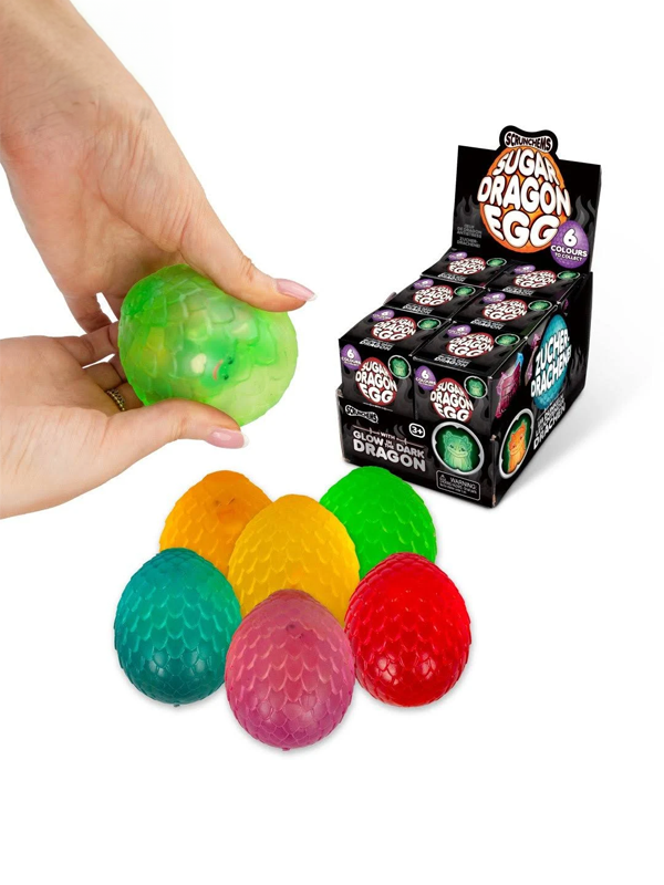 Scrunchems Sugar Dragon Egg Squishy Fidget Toy: Assorted