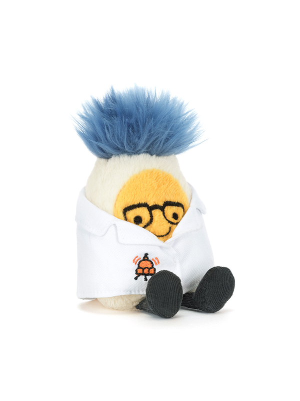 Amuseables Boiled Egg: Scientist Outfit