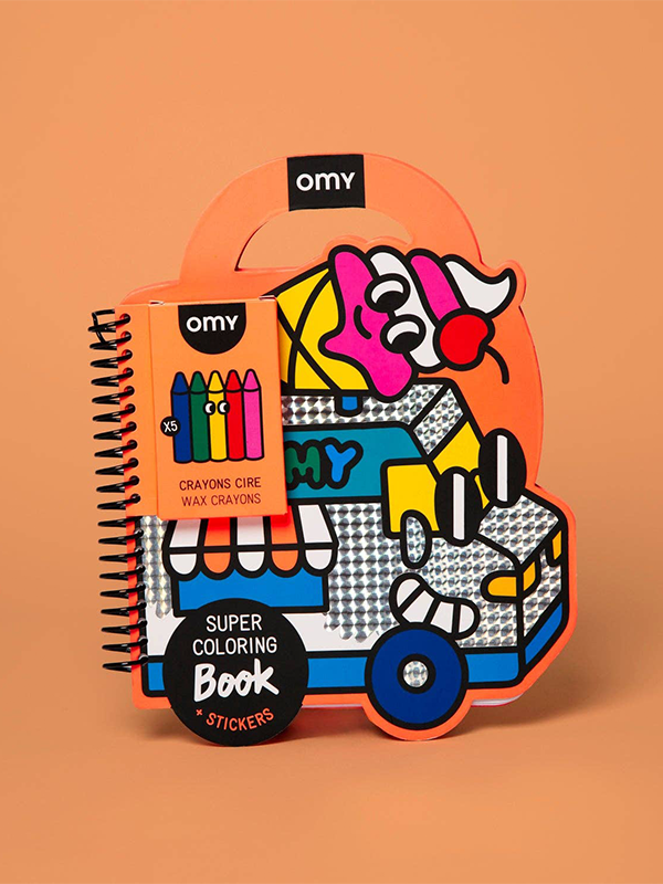 Super Coloring & Sticker Book: YumYum