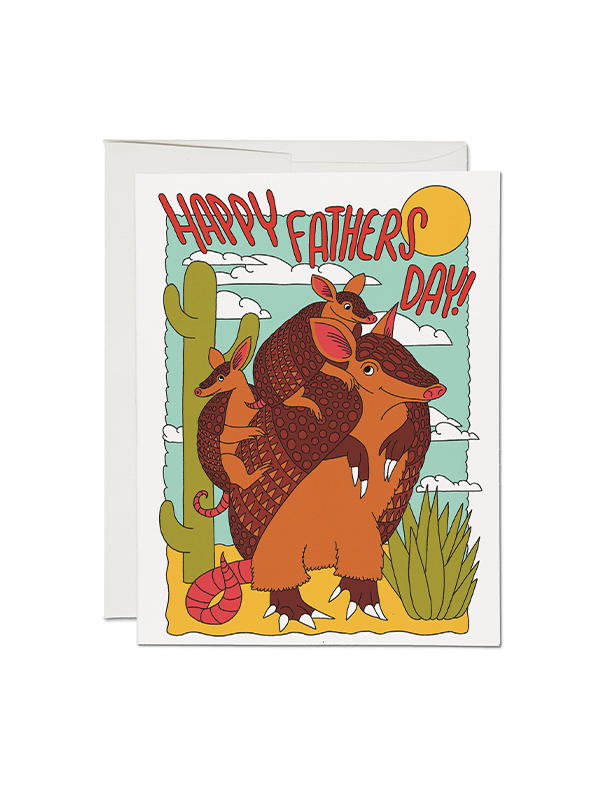Armadillo Father's Day Card