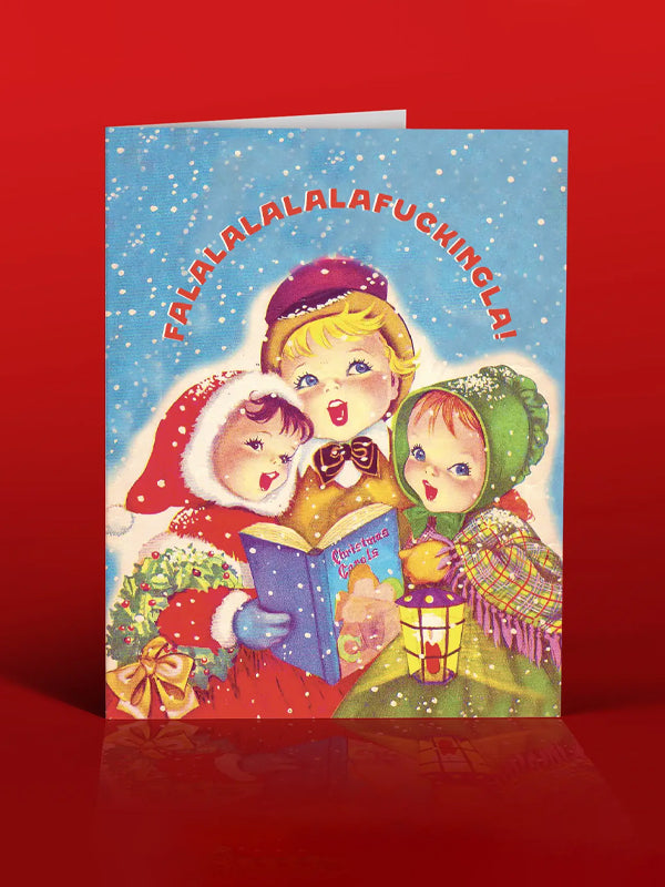 Falalalalala Kids Holiday Card