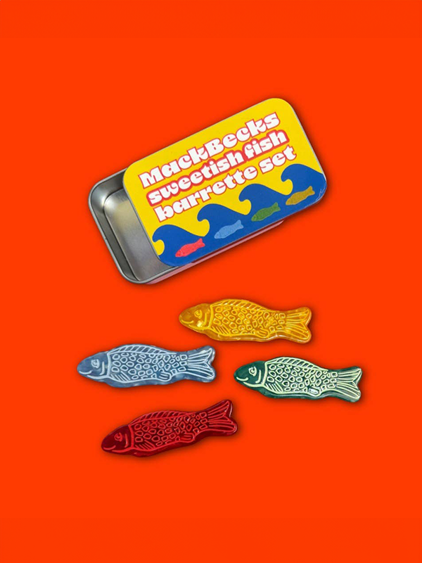 Sweetish Fish Barrette Set
