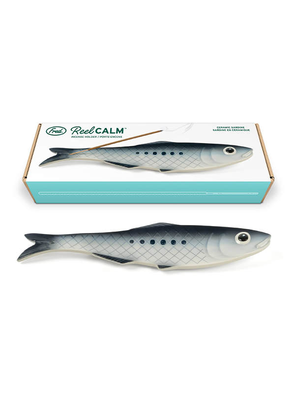 Reel Calm: Sardine Ceramic Incense Holder