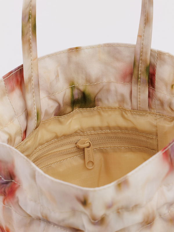 Nylon Drawstring Bag: Abstract Floral