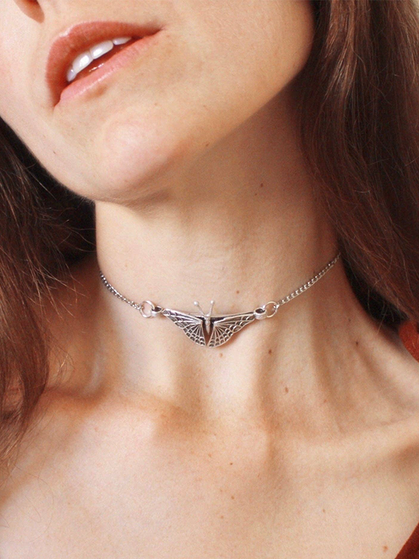 Happiness is a Butterfly Choker: Silver