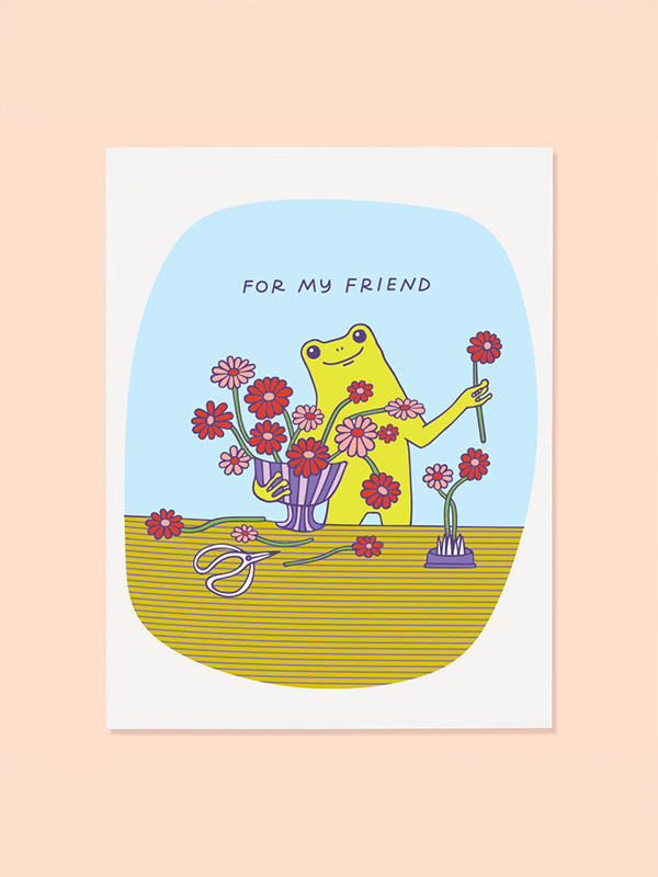 Frog Friend Card