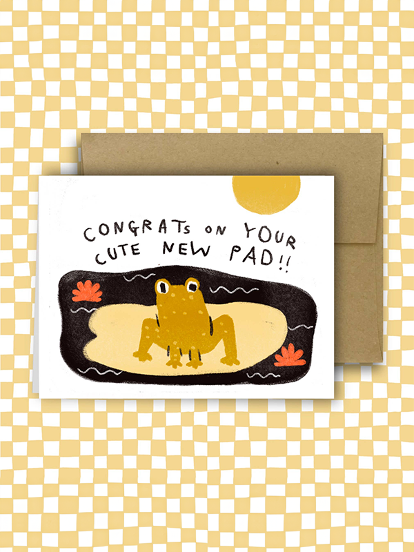 Congrats on Your Cute New Pad Card